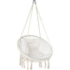 Fauteuil suspendu avec coussin beige - voonot.com