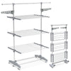 Sechoir a linge etendoir pliable ailes pliables 3 niveaux - voonot.com