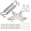 Kit de fixation 24pcs pour voile ombrage - voonot.com