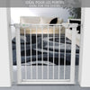 Barriere de Securite porte et escalier 75-84cm blanc pour animaux - voonot.com
