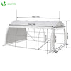 Serre de jardin Toute Saison 12m2 avec portes laterales - voonot.com