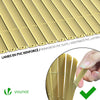 Canisse PVC brise vue renforce avec attaches de fixation 90x300cm beige - voonot.com