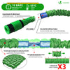 Tuyau d’Arrosage Extensible 15m avec Accessoires vert - voonot.com