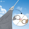 Voile d’ombrage Triangle Imperméable Polyester avec Corde 3x3x3m Gris - voonot.com