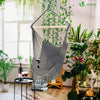 Chaise suspendue hamac avec 2 oreillers Gris - voonot.com
