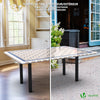 Nappe de table rectangulaire en PVC Tissu non-tissé style ceramique - voonot.com