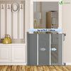 Barriere de securite retractable enfant 180cm gris - voonot.com