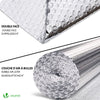 Isolant thermique a bulle double couche aluminium radiateur reflecteur 1.22x10m - voonot.com