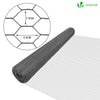 Grillage a poule avec fils 13mm en PVC gaine gris 1x25M - voonot.com