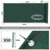 Brise vue occultant en HDPE 230g/m² 1x10m avec attaches de fixation vert - voonot.com