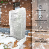 Lot de 3 Housse Hivernage Plante avec Cordon  et zipper Polypropylème 80g/m² 120x180cm blanc - voonot.com