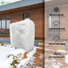 Lot de 3 Housse Hivernage Plante avec Cordon et zipper Polypropylème 80g/m² 200x240cm blanc - voonot.com