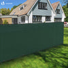 Brise vue occultant en HDPE 150g/m² 1x10m avec attaches de fixation vert - voonot.com