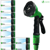 Tuyau d’Arrosage Extensible 15m 800D avec Accessoires vert - voonot.com