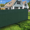 Brise vue occultant en HDPE 150g/m² 1.5x10m avec attaches de fixation vert - voonot.com
