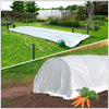 Voile d’hivernage en Polypropylème 50g/m² 1.5x10m avec piquets blanc - voonot.com