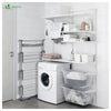 Sechoir a linge inox etendoir robuste ailes pliables 3 niveaux - voonot.com