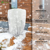Lot de 3 Housse Hivernage Plante avec Cordon Polypropylème 80g/m² 80x100cm blanc - voonot.com