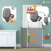Barriere de securite retractable enfant 180cm gris - voonot.com
