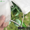 Housse d'Hivernage Plante avec Cordon  et zipper Polypropylème 150g/m² 250x360cm blanc - voonot.com
