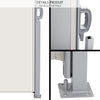 Paravent retractable avec housse de protection 160x300cm Beige - voonot.com