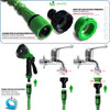 Tuyau d’Arrosage Extensible 30m 800D avec Accessoires vert - voonot.com