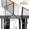 Barriere de securite Grande Version 3M 5 Panneaux noire - voonot.com
