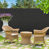 Canisse PVC brise vue renforce avec attaches de fixation 90x300cm gris - voonot.com
