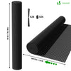 Canisse PVC brise vue renforce avec attaches de fixation 100x300cm gris - voonot.com