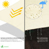 Voile d’ombrage Triangle Imperméable Polyester avec Corde 3x3x3m Beige - voonot.com