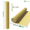 Canisse PVC brise vue renforce avec attaches de fixation 90x300cm beige - voonot.com