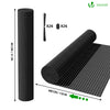 Canisse PVC brise vue renforce avec attaches de fixation 80x300cm gris - voonot.com