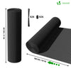 Canisse PVC brise vue renforce avec attaches de fixation 80x500cm gris - voonot.com
