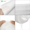 Lot de 3 Housse Hivernage Plante avec Cordon  et zipper Polypropylème 80g/m² 120x180cm blanc - voonot.com