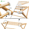 Sechoir a linge pliant style bois - voonot.com