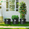 Lot 5 sacs de plantation non tisse 30L avec poignee Noir - voonot.com