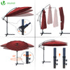 Parasol deporte 3M Shanghai avec housse de protection rouge - voonot.com
