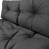 Lot de 2 Coussins pour palettes en bois gris - voonot.com