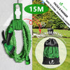 Tuyau d’Arrosage Extensible 15m 800D avec Accessoires vert - voonot.com