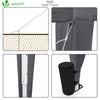 Tonnelle de jardin 3x3m pliable Grise avec sac de transport - voonot.com