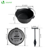 Cocotte en fonte Dutch oven 4.5L - voonot.com