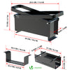 Presse briquette de papier compacteur en acier noir - voonot.com