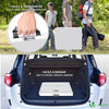 Ensemble de Table et bancs camping pliables 180cm HDPE blanc - voonot.com