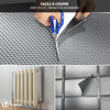 Isolant thermique a bulle double couche aluminium radiateur reflecteur 1.22x10m - voonot.com