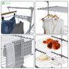 Sechoir a linge etendoir pliable ailes pliables 3 niveaux - voonot.com