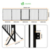 Barriere de securite Grande Version 3M 5 Panneaux noire - voonot.com