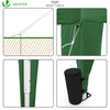 Tonnelle de Jardin 3x3m Pliable avec portes et fenêtres Vert - voonot.com