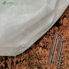 Voile d’hivernage en Polypropylème 50g/m² 1.5x20m avec piquets blanc - voonot.com