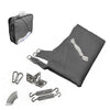 Voile d ombrage Triangle HDPE avec 19 pcs kit de montage - voonot.com