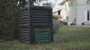 Composteur de jardin 300L Qualité Supérieure pour Jardin Déchets Imitation Style bois noir